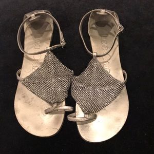 Lola cruz silver sandals